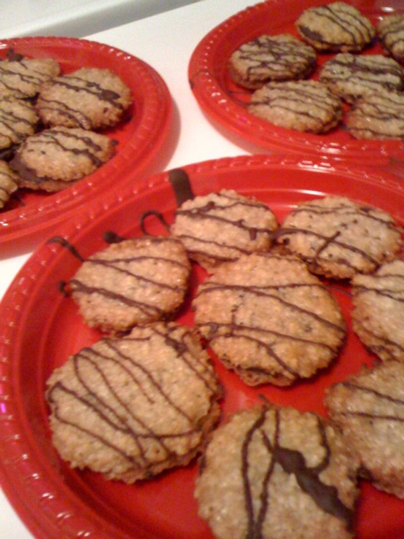 Chocolate Oatmeal Sandwich Cookies