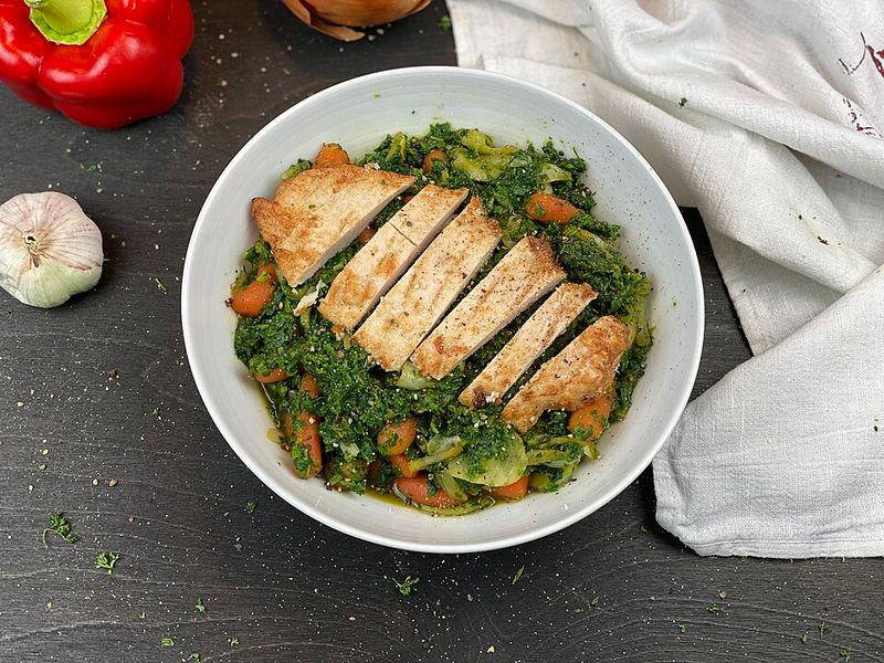 Stuffed Chicken Breast with Spinach and Feta