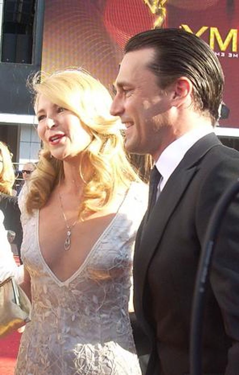 Jon Hamm and Anna Osceola