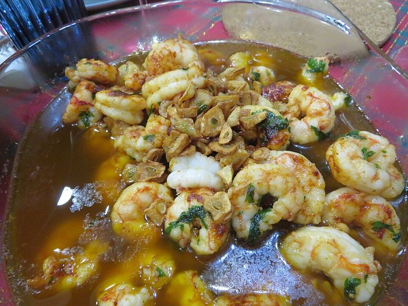 Tuscan Garlic Shrimp and Spinach