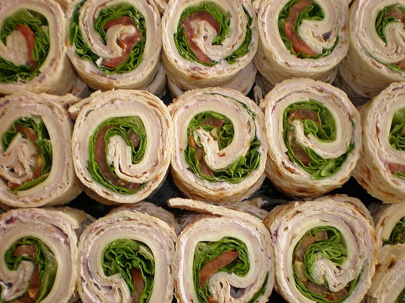 Turkey And Swiss Rollers