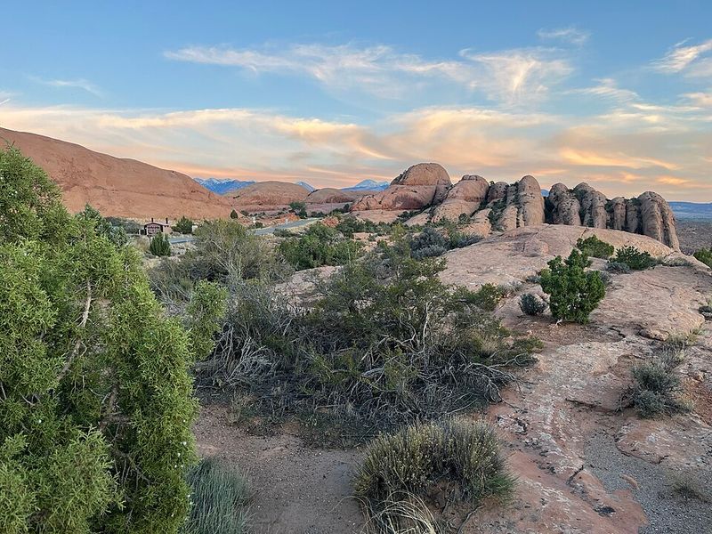 Sand Flats Recreation Area for Biking and Views