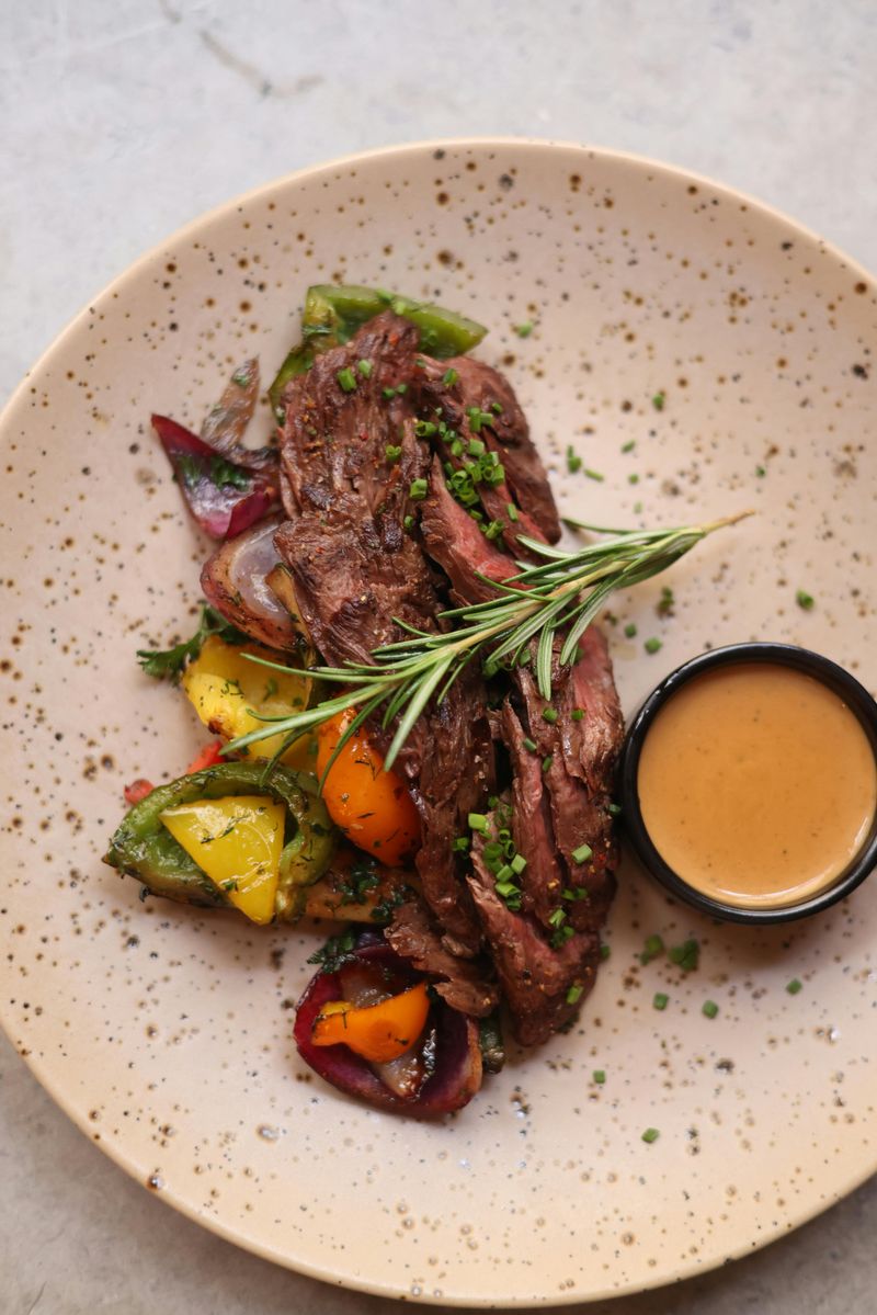 New York Strip Steak With Pizzaiola Sauce