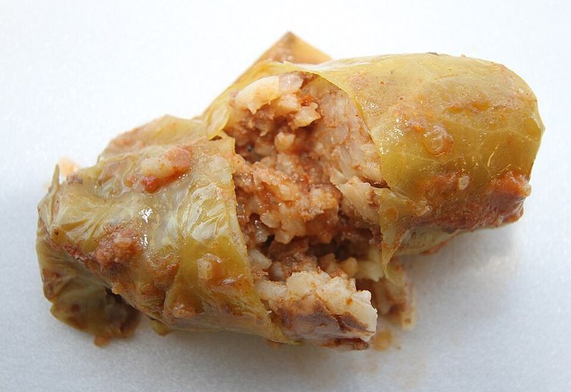 Cabbage Rolls (Stuffed With Rice)
