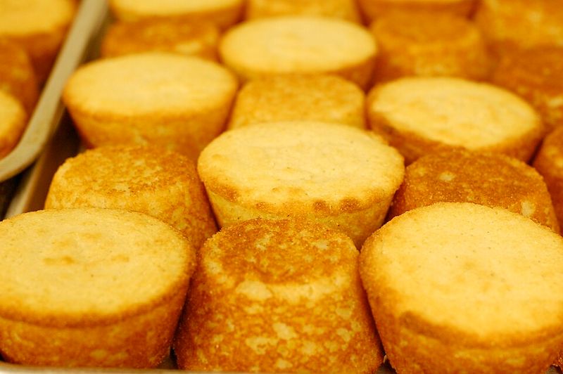 Honey Butter Corn Muffins