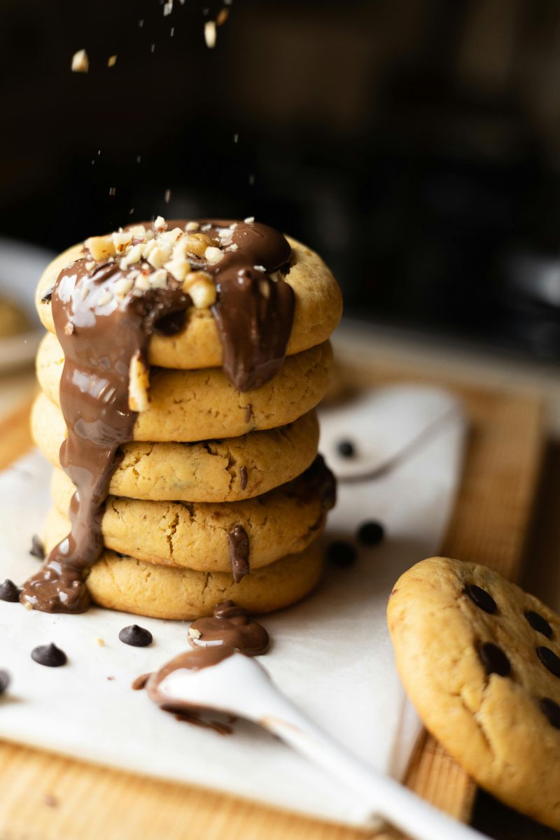 Butter Cookies Dipped in Chocolate
