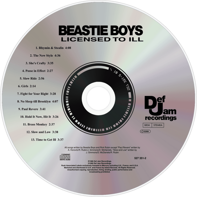 Beastie Boys - Licensed To Ill (1986)