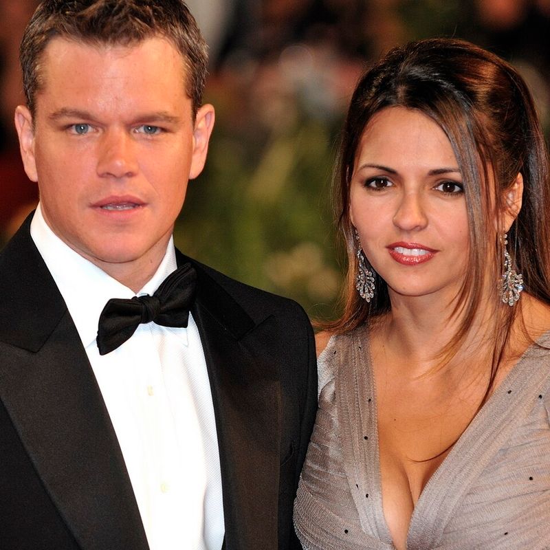 Matt Damon and Luciana Barroso