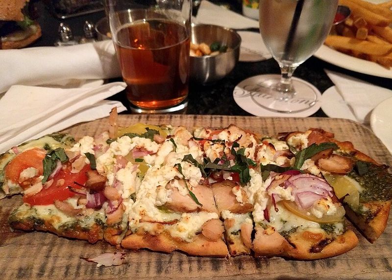 Mediterranean Pesto Flatbread