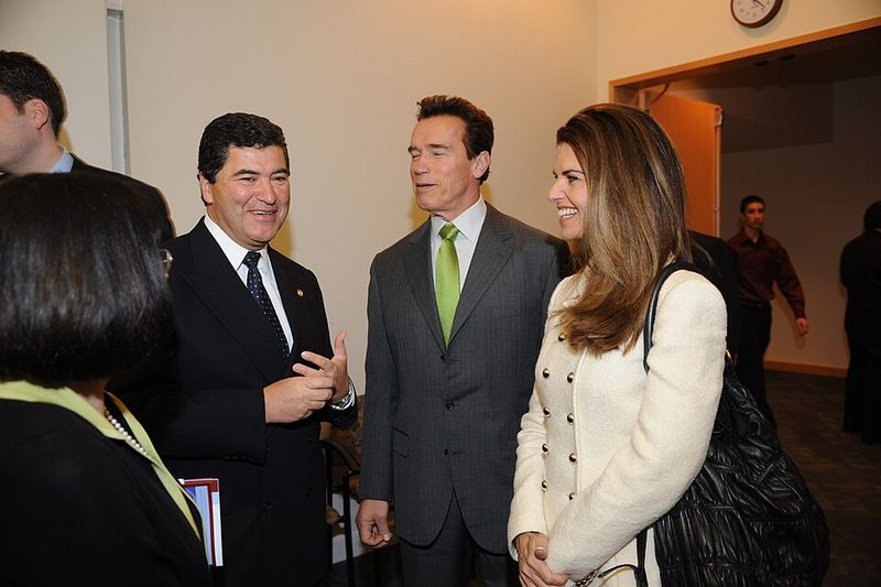 Arnold Schwarzenegger + Maria Shriver