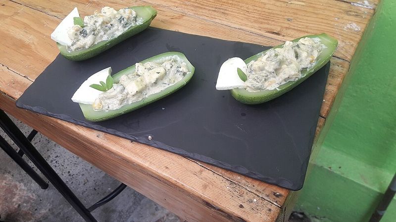 Calabacitas Rellenas (Stuffed Squash Variation)