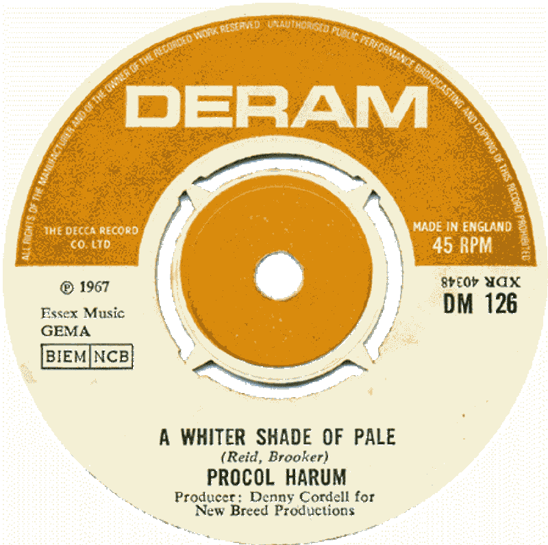 A Whiter Shade Of Pale (Procol Harum, 1967)