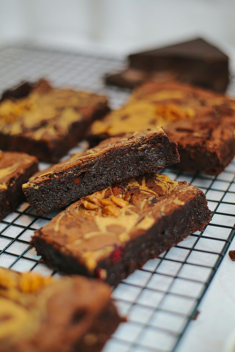 Peanut Butter Swirl Brownie Bars
