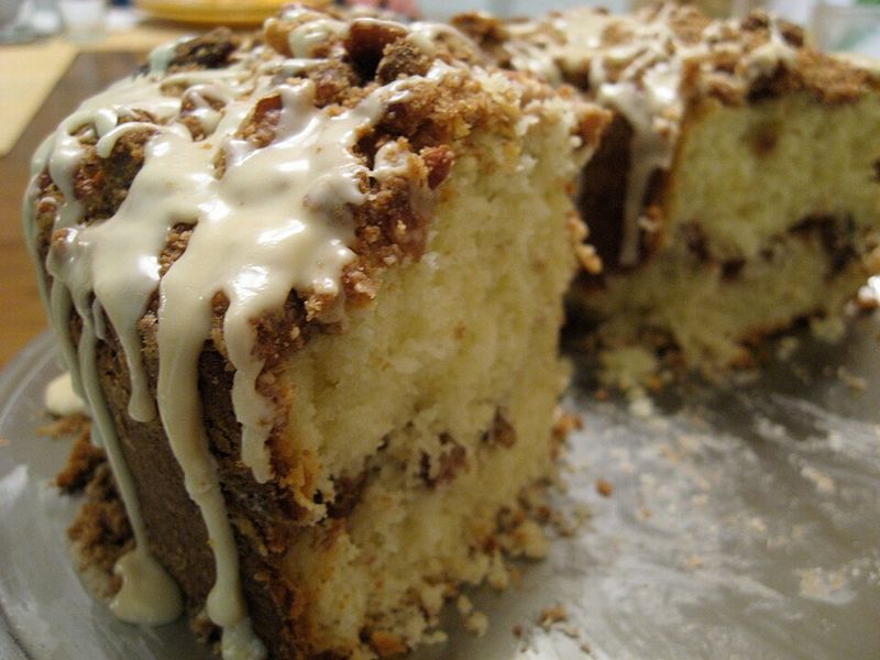 Sour Cream Coffee Cake With Streusel