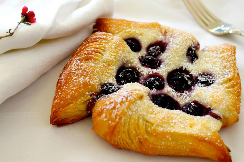 Roll Berry Cream Cheese Danishes