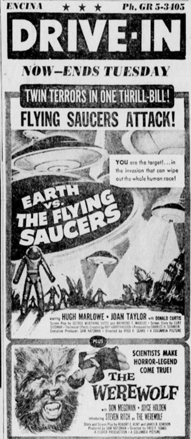Earth Vs. The Flying Saucers (1956)