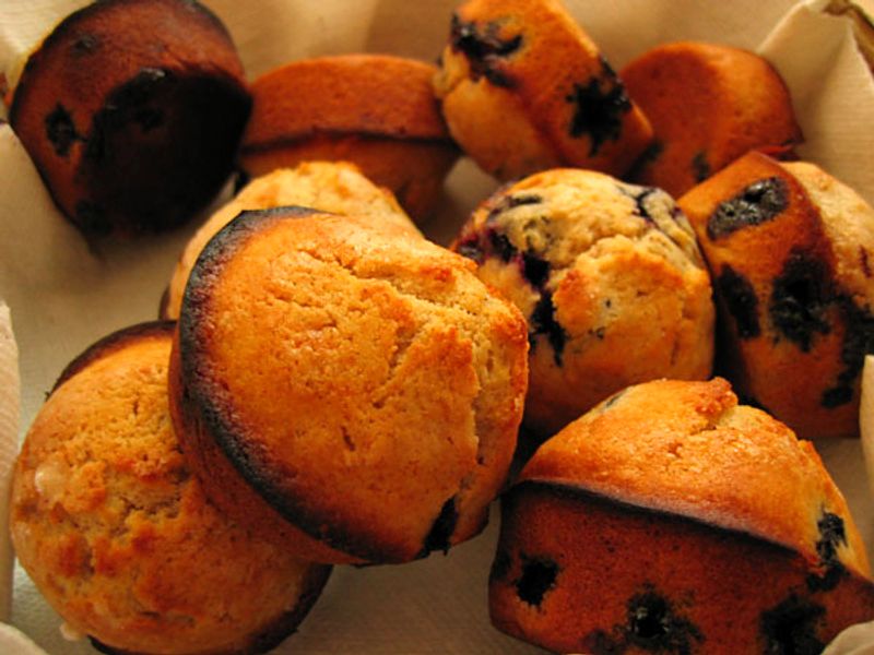 Blueberry Muffins With Kodiak Mix