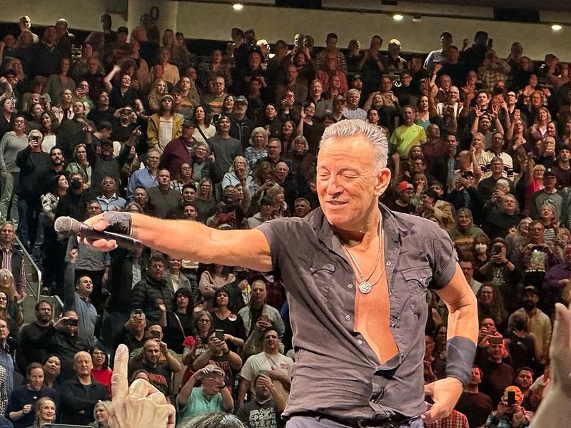 Bruce Springsteen's Crotch-First Slide