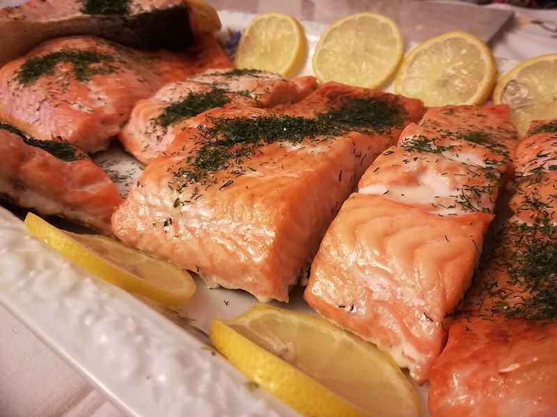 Honey Mustard Salmon Fillets