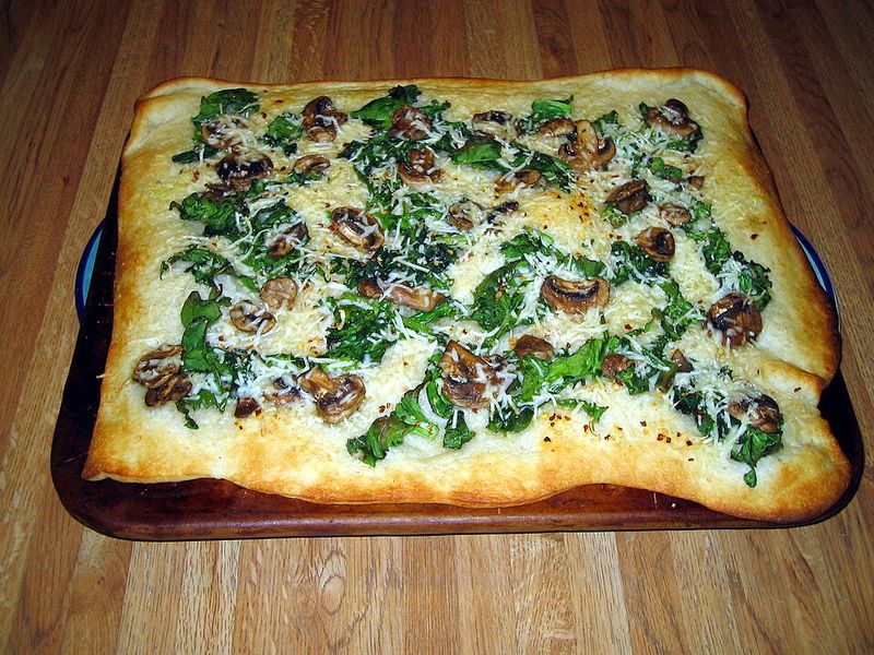 Spinach Pizza