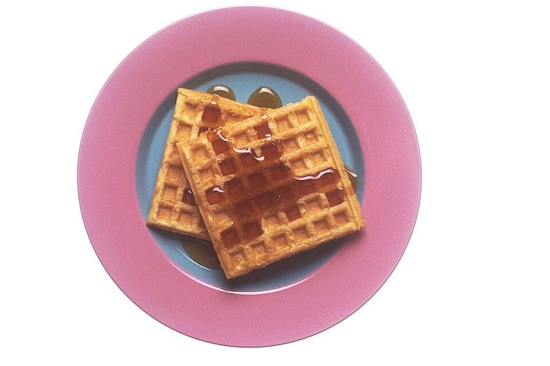 Crispy Waffle Ice Cream Sandwiches