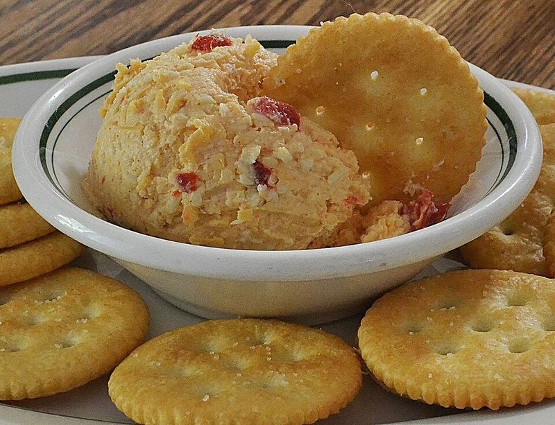 Pimento Cheese With Crackers
