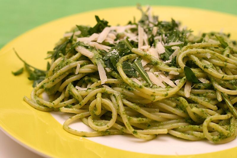 Spaghetti With Pesto