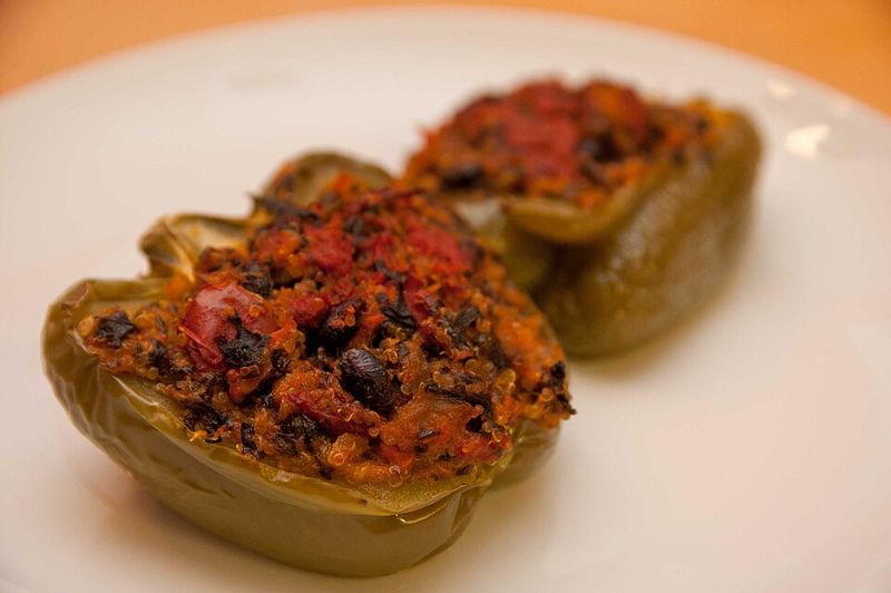 Stuffed Bell Pepper Boats