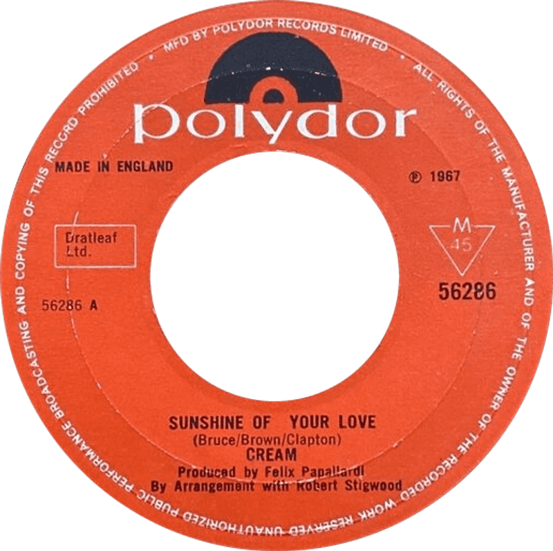 Sunshine Of Your Love (Cream, 1968)