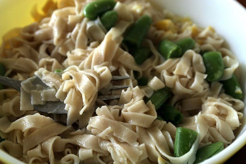 Lemon Pasta With Peas