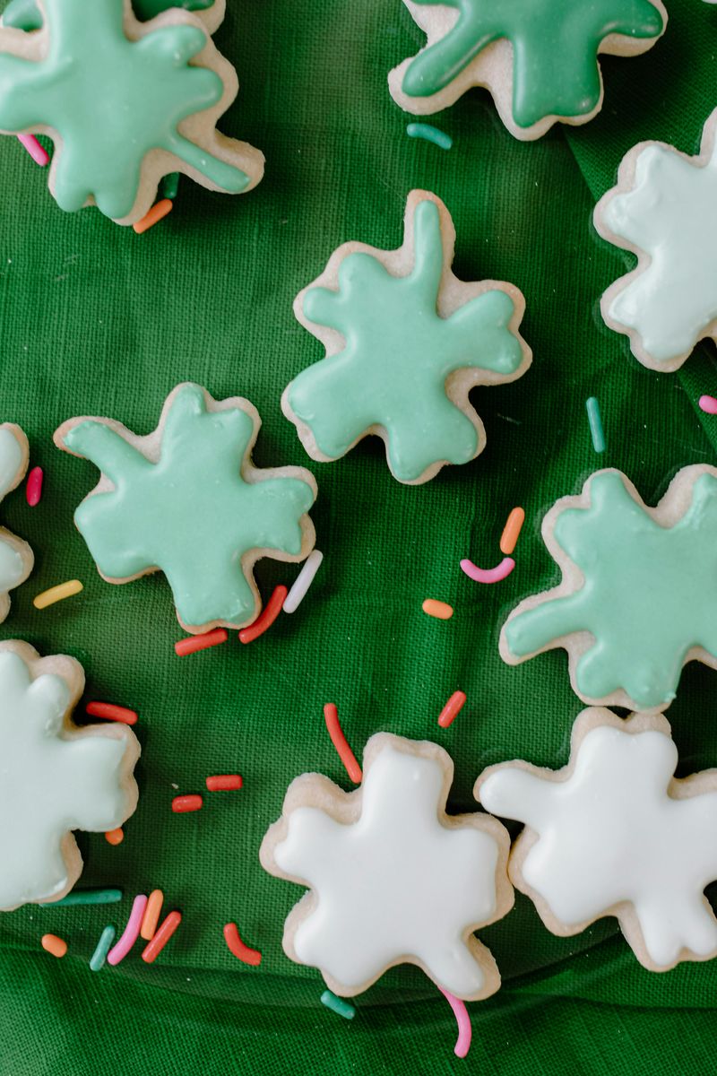 Shamrock Sugar Cookies