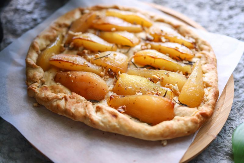 Pear Frangipane Tart
