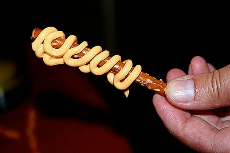 Pretzels with String Cheese