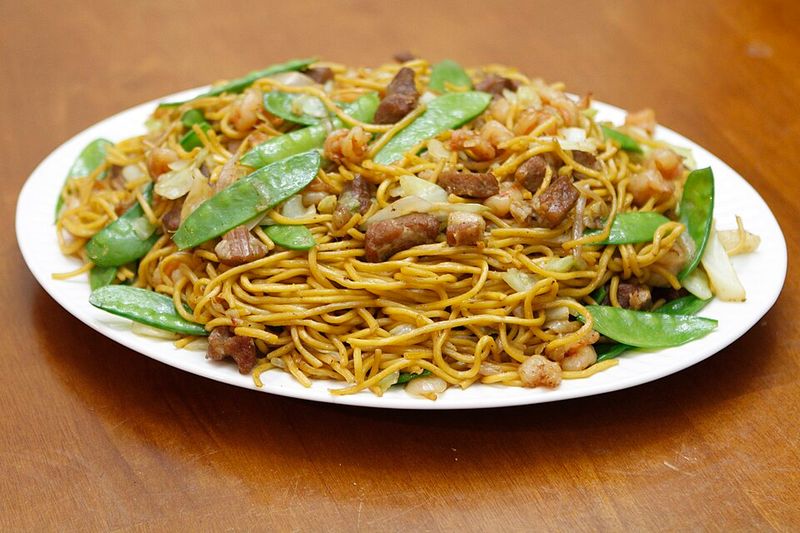Pancit Canton (Stir-Fried Noodles)