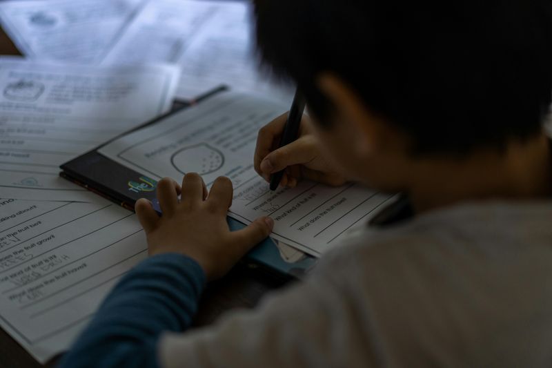 Put Schoolbooks And Homework Away