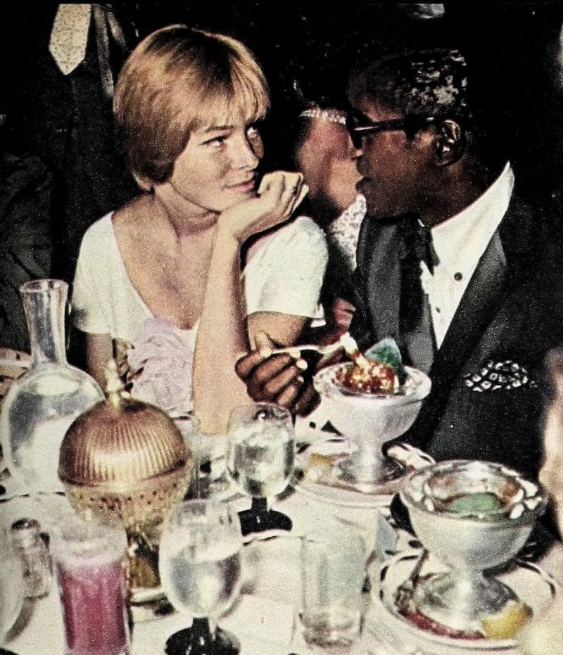 Sammy Davis Jr. And May Britt