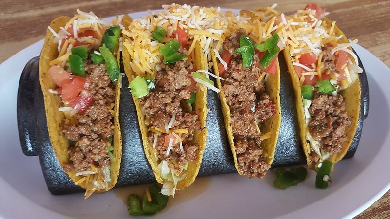 Ground Beef Crispy Tacos