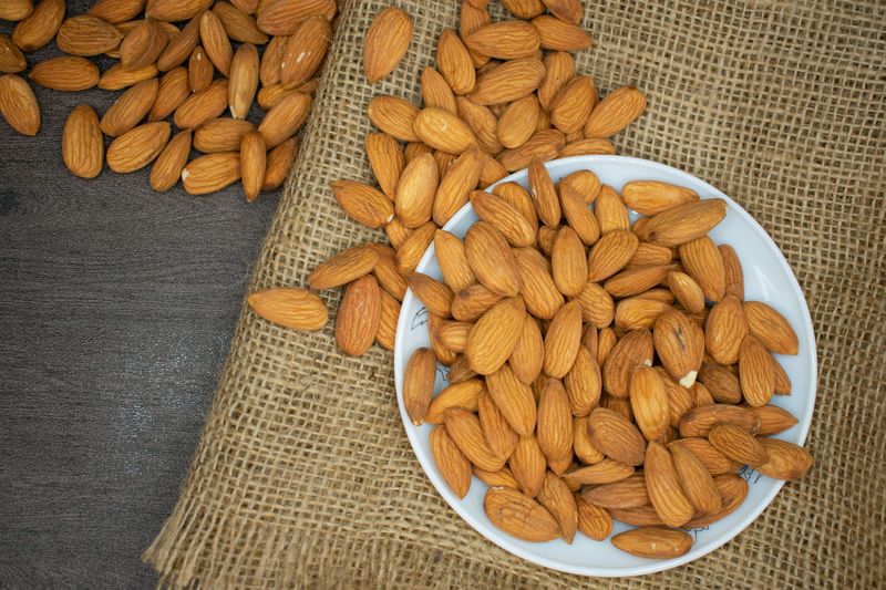 Almonds (Dry Roasted) — 80 mg per ounce