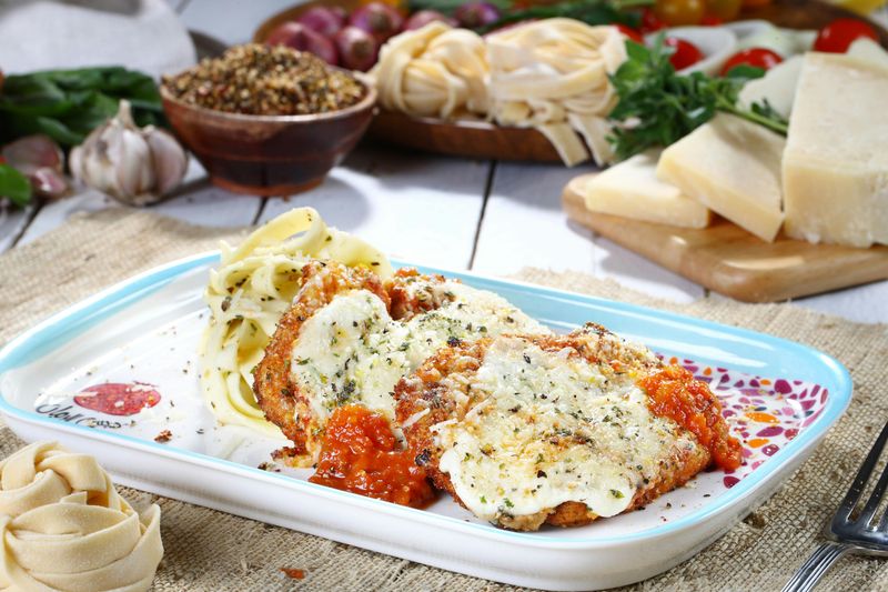 Chicken Parmesan with Spaghetti