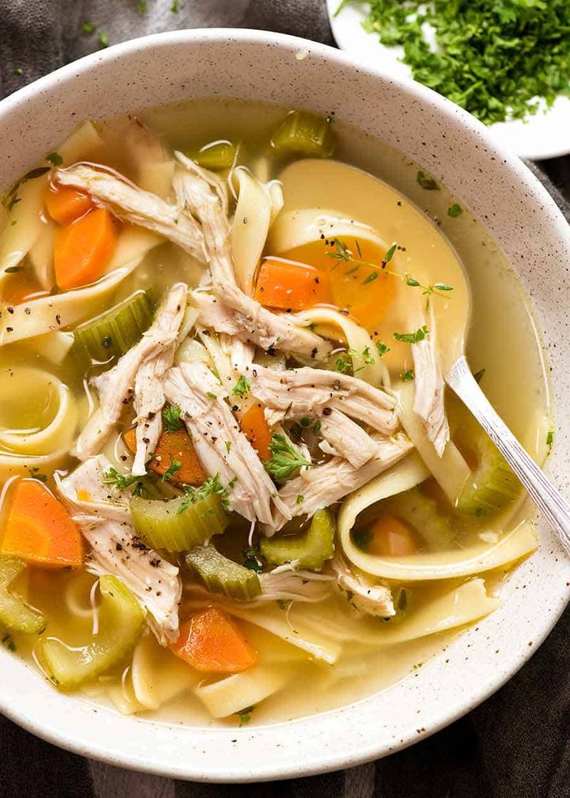 Chicken Noodle Soup From Scratch