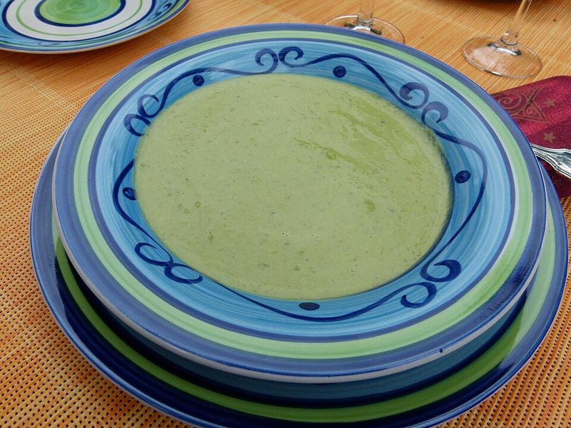 Pureed Green Pea Soup