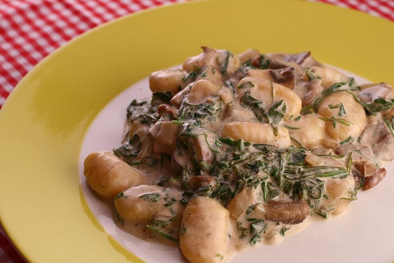 Garlic Butter Mushroom Gnocchi Foil Packets