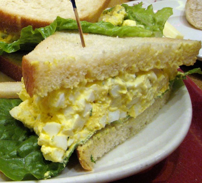 Avocado Egg Salad Tea Sandwiches