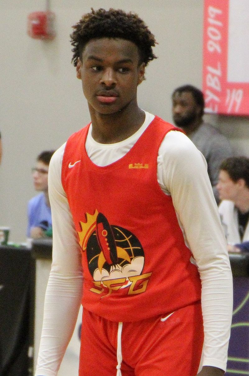 LeBron James and Bronny James