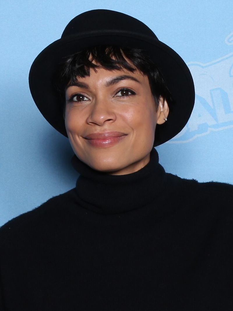 Rosario Dawson — Sitting On Her Own Front Stoop