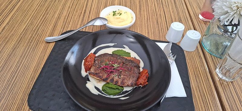 Salmon With Mashed Potatoes