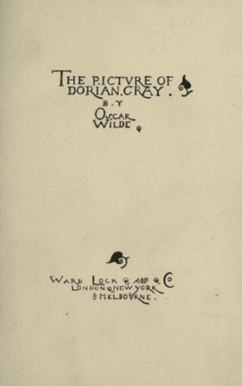 The Picture of Dorian Gray by Oscar Wilde