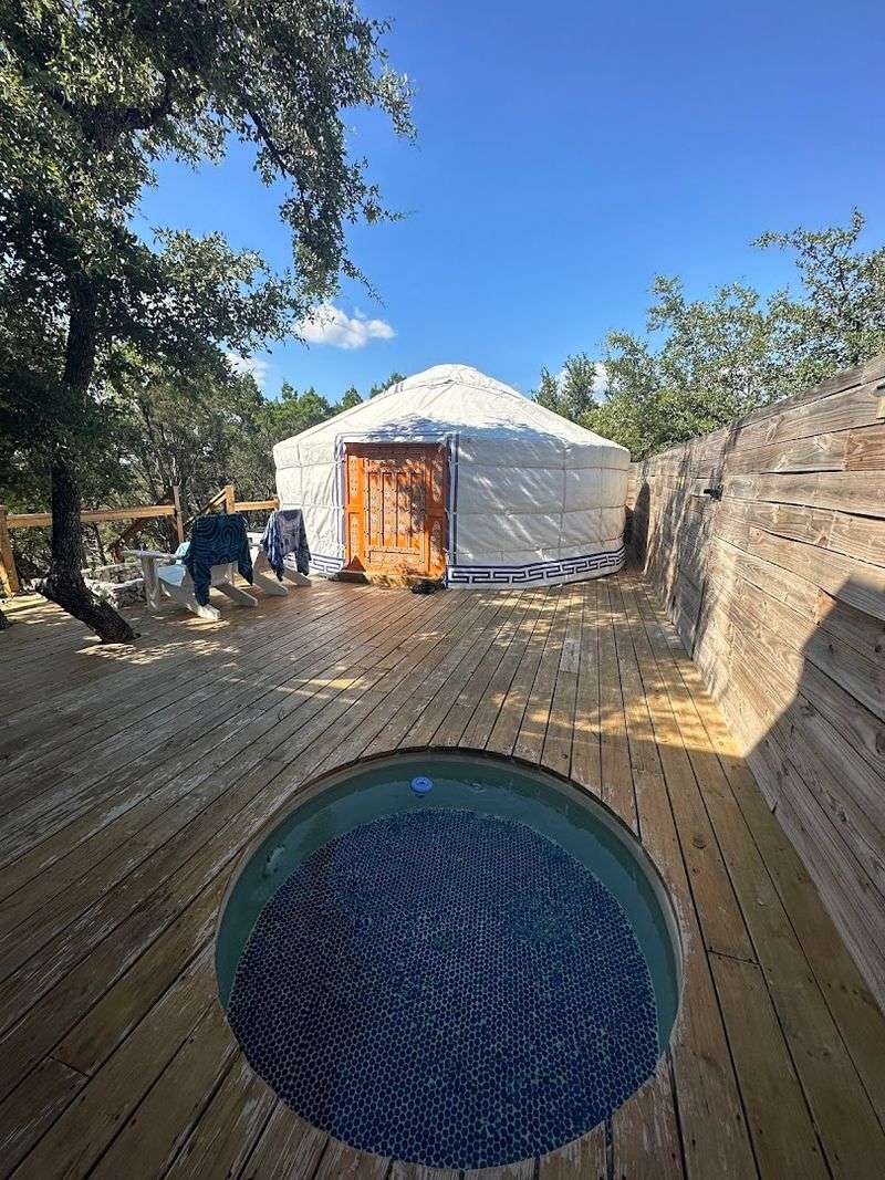 The Yurtopian - Wimberley (Adults-Forward Glamping Yurts)
