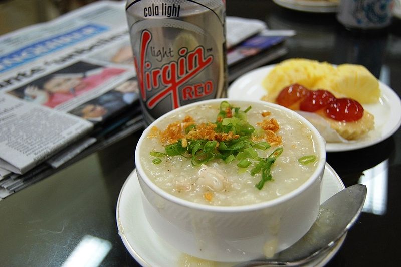 Arroz Caldo (Ginger Chicken Rice Porridge)