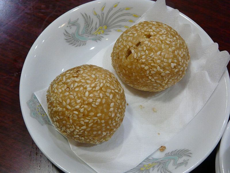 Rice Ball with Soy Sauce and Sesame